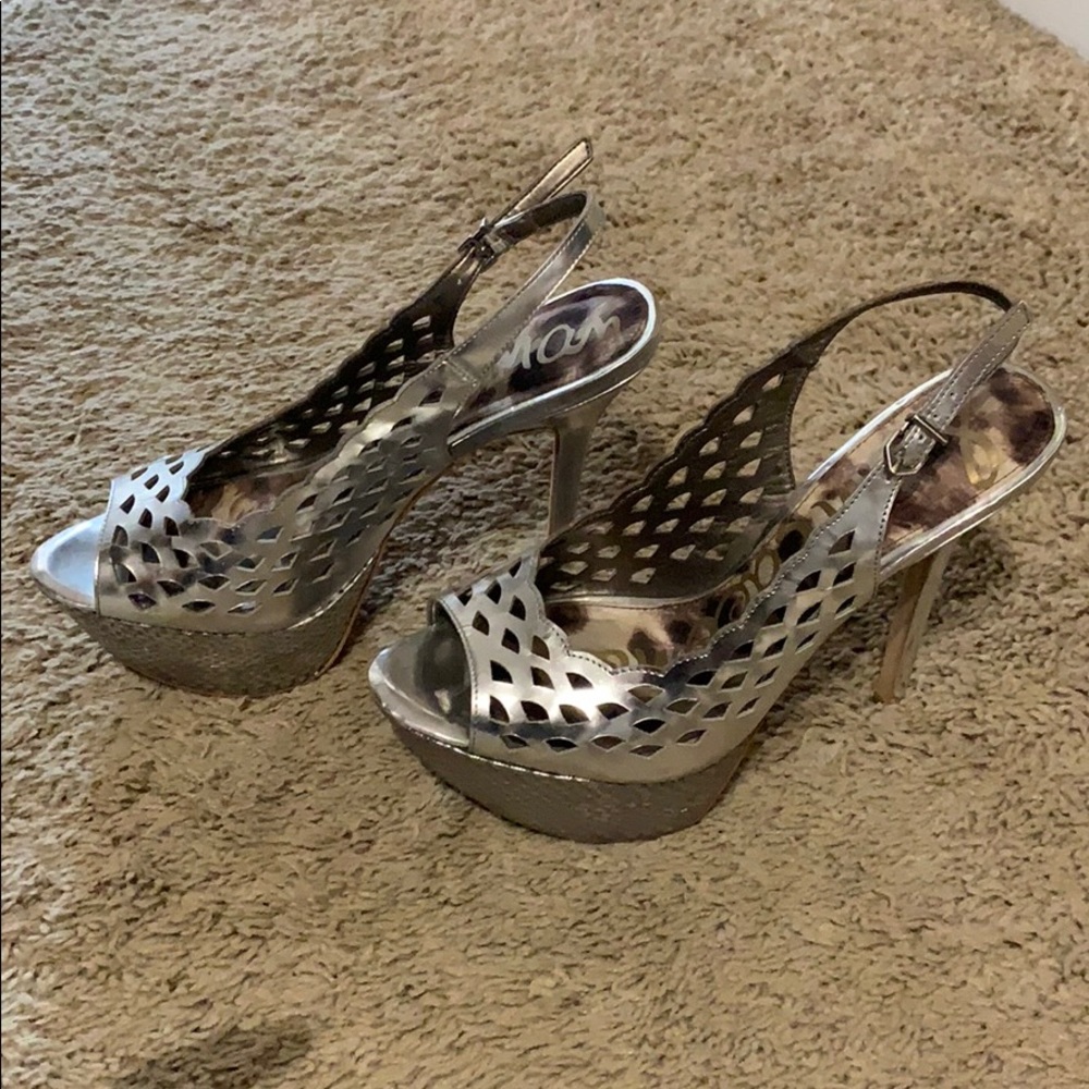 Sam Edelman Silver Platform Sandal - image 2